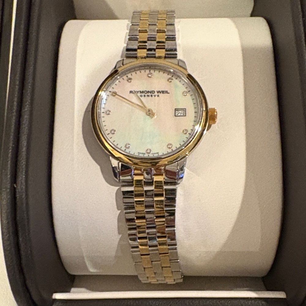 Raymond Weil Gold and Silver Bracelet Watch